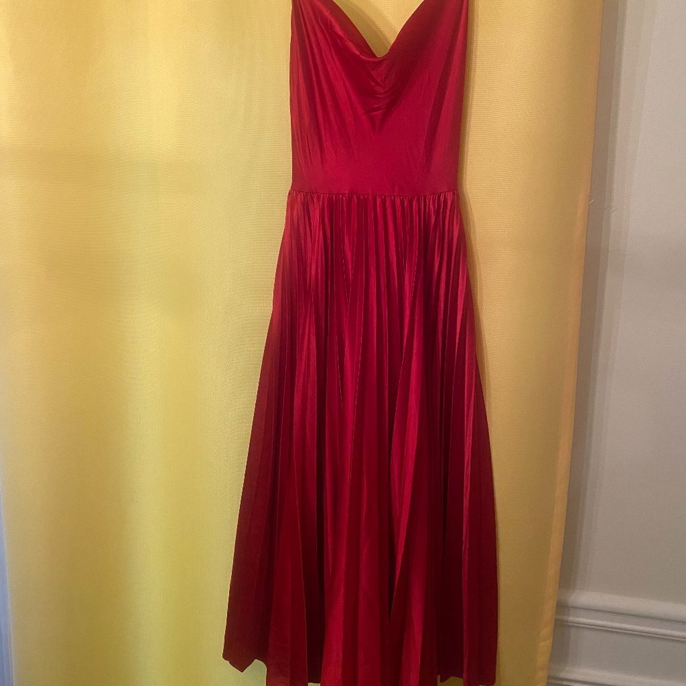 Red semi formal dress size 14
